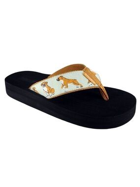 Tidewater Boxer Flip Flops Size Womens 9 NEW